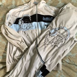Vintage South Pole velour suit
